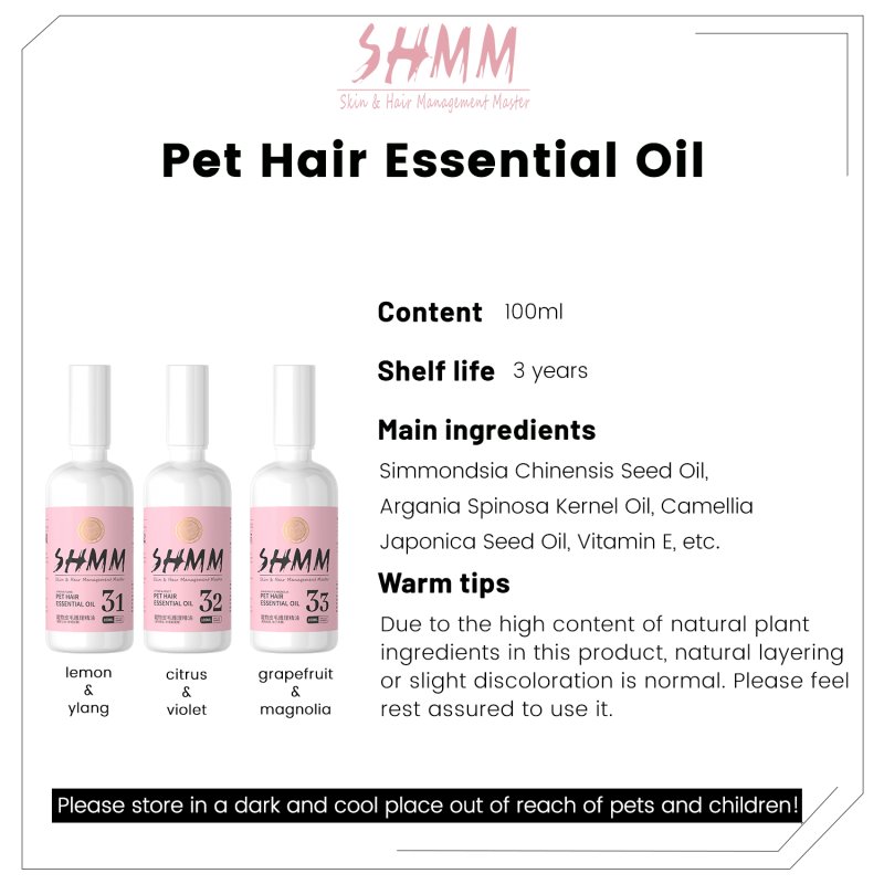SHMM UK Pet Hair Essential Oil (lemon & ylang)