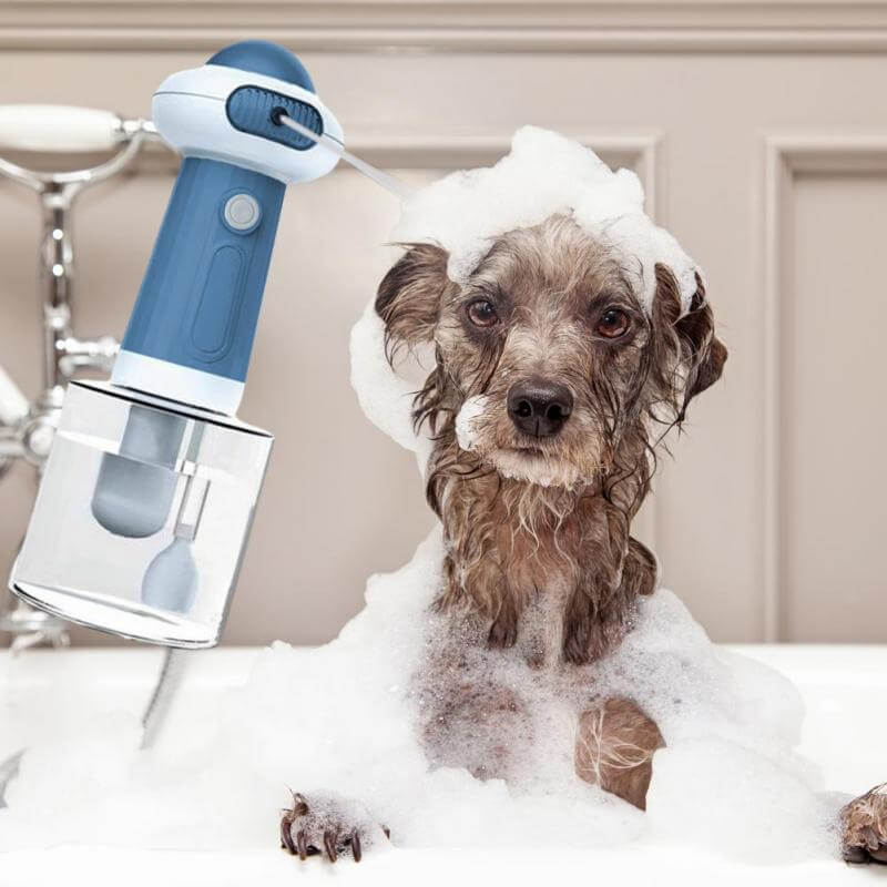 Electric pet shampoo foamer with USB charging for dog and cat bath time – Shmm.uk