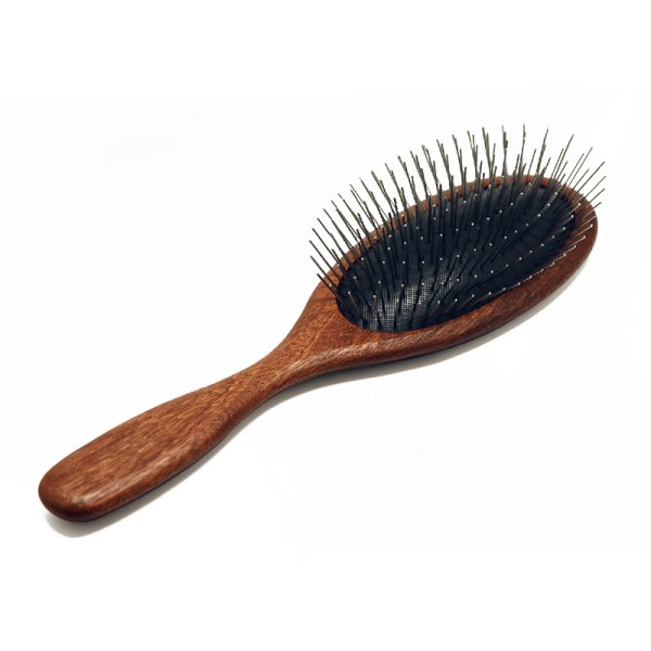 Sapele Long 25mm Pin Pet Grooming Brush for Dogs & Cats