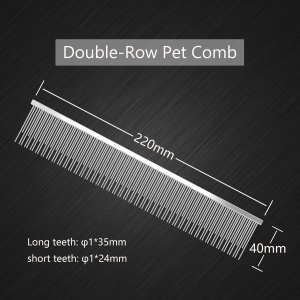 Dual Toothed Buttercomb Large Pet Grooming Comb | SHMM UK