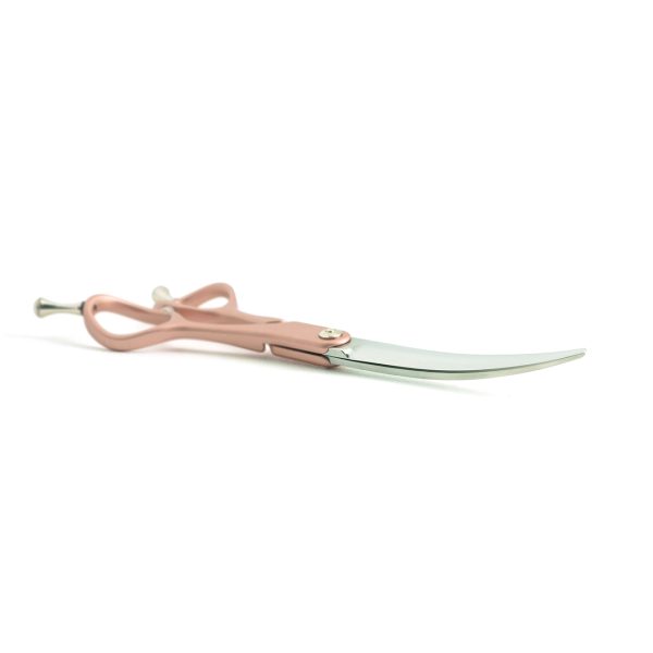 Buy Premium S5 Curved Pet Grooming Scissors 6.25 Inch Pink | SHMM.UK