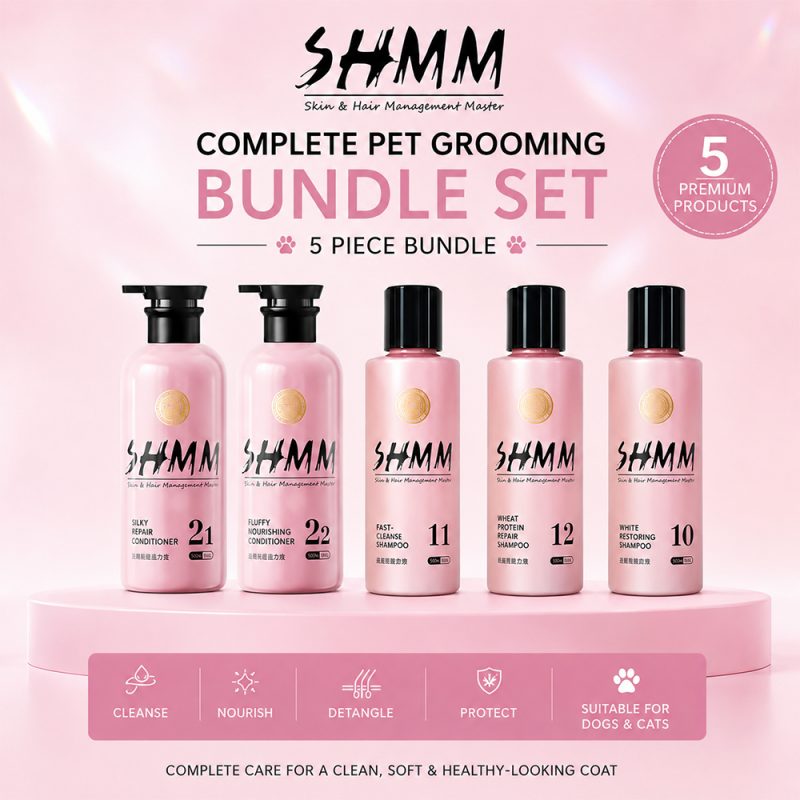 SHMM Pet Grooming Essentials 5 Piece Bundle -SHMM.UK